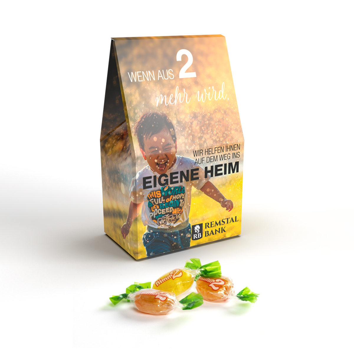 nimm2 in Standboden-Kartonage | 42 g | Nimm2 | 4c Euroskala