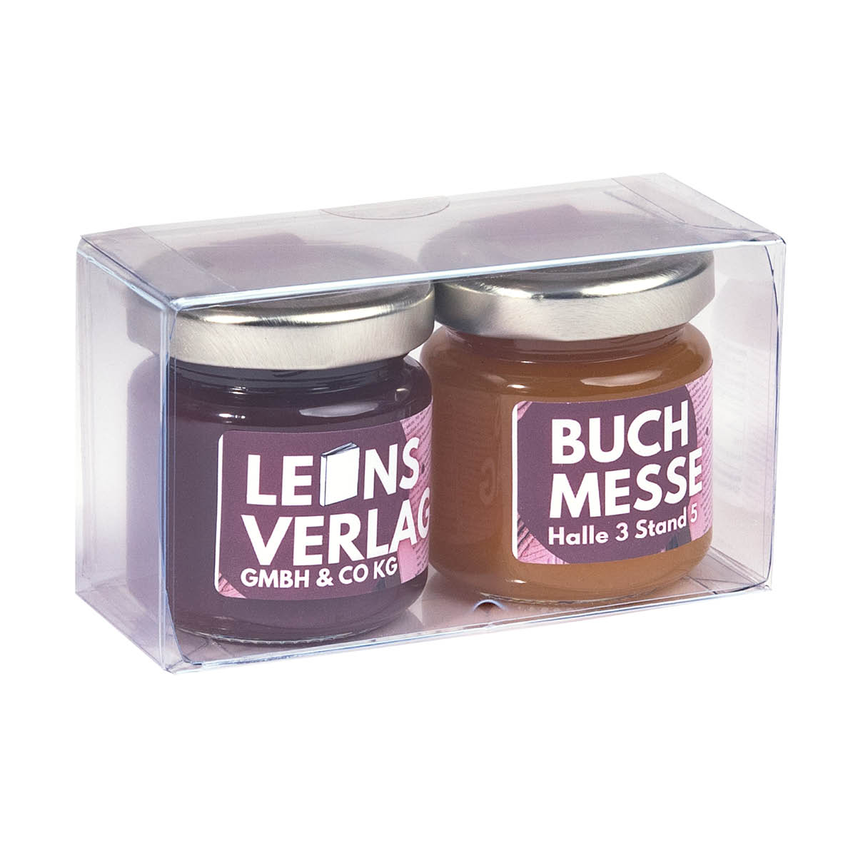 Mini Backofen Konfitüre 2er Set Klarsichtbox