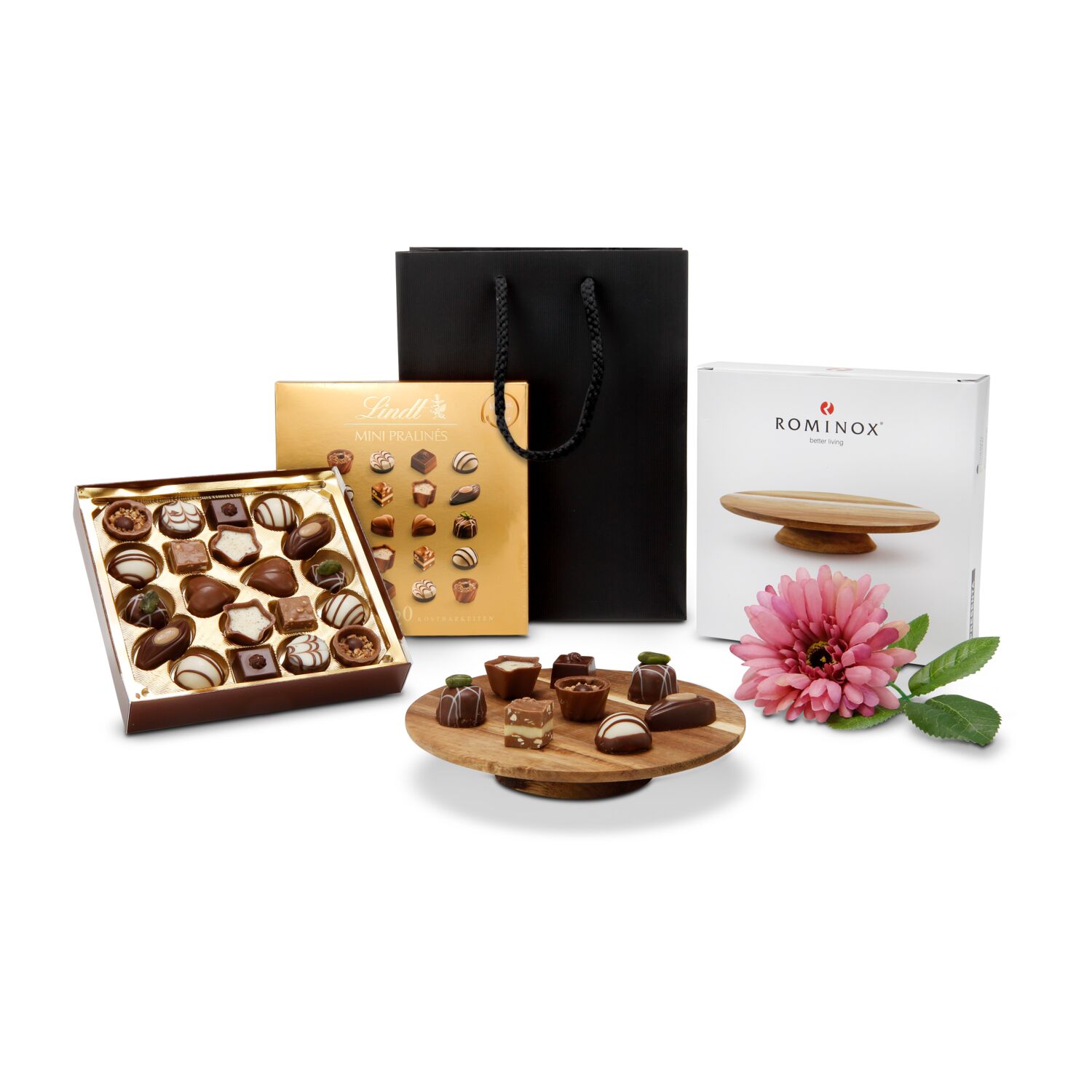 Geschenkset / Präsenteset: Pralinen-Etagere