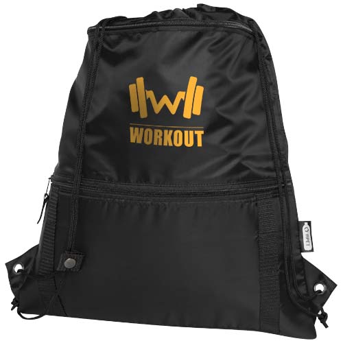 Adventure recycelte isolierter Sportbeutel 9L, schwarz
