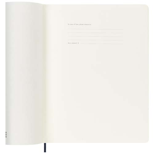 Moleskine Softcover 12 Monate Wochenkalender XL, saphir