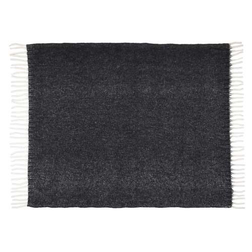 Dolly GRS-recycelte Decke, schwarz