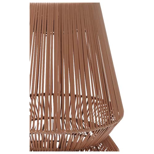 Originalhome Lampion tragbare Laterne aus recyceltem Material, ziegelstein