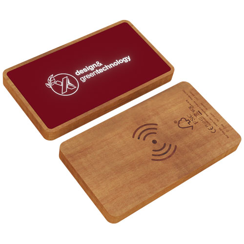 SCX.design P36 5000 mAh kabellose Powerbank mit Leuchtlogo