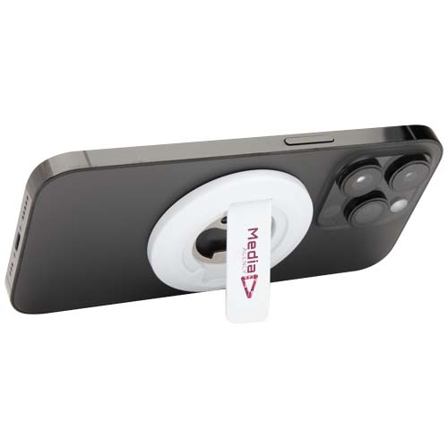 Ain Magnetische Smartphonehalterung  aus recyceltem Kunststoff mit Flaschenöffner, weiss