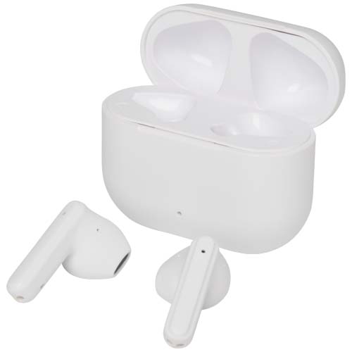 Altais True Wireless Bluetooth® Headset aus recyceltem Kunststoff, weiss