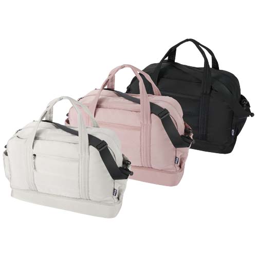 Puffer GRS recycelte Reisetasche mit isoliertem Boden 30L, schwarz