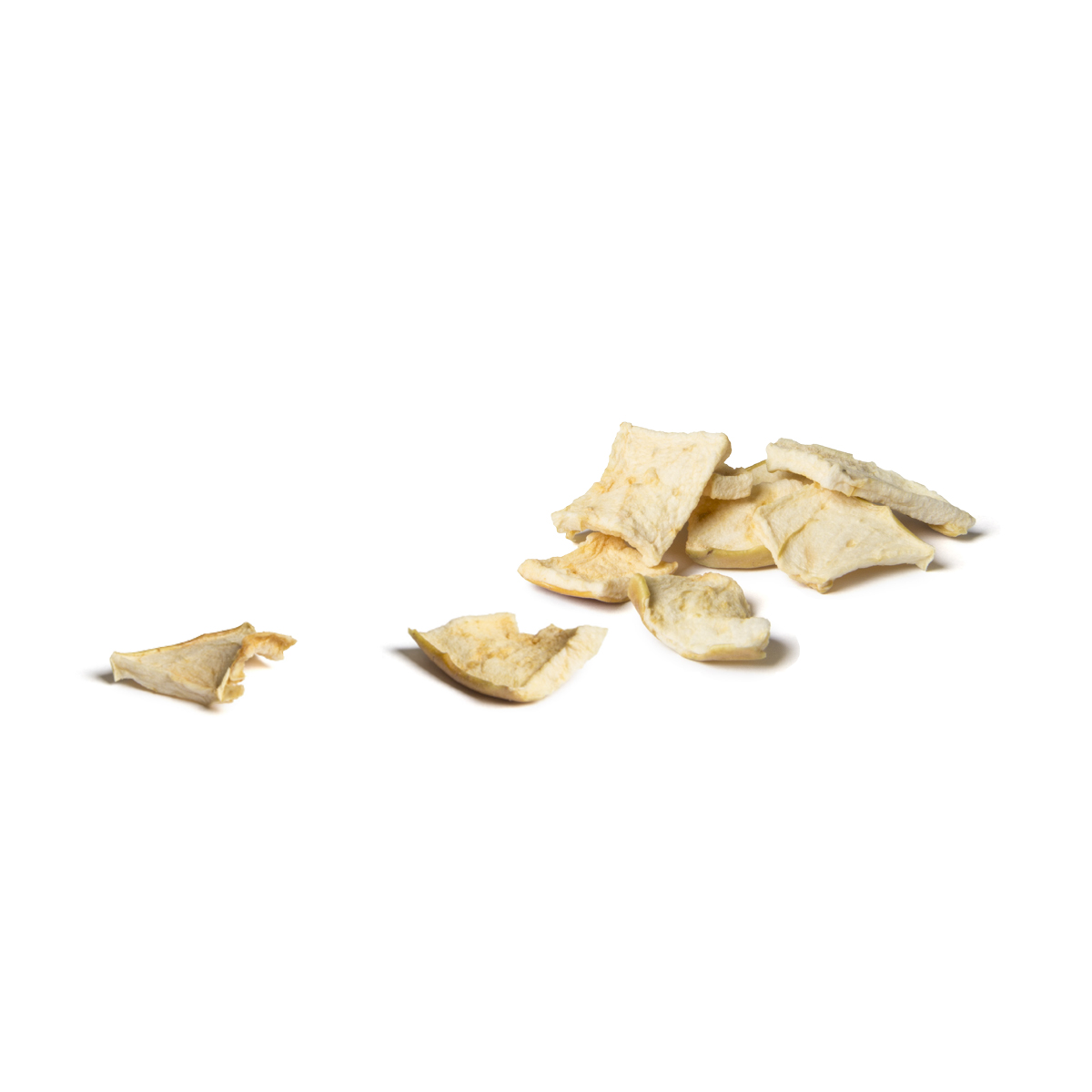 Apfelchips | 15 g | transparente kompostierbare Folie | 4c Euroskala