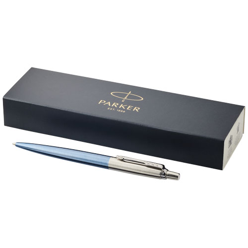 Parker Jotter Bond Street Kugelschreiber (blaue Mine), hellblau, silber