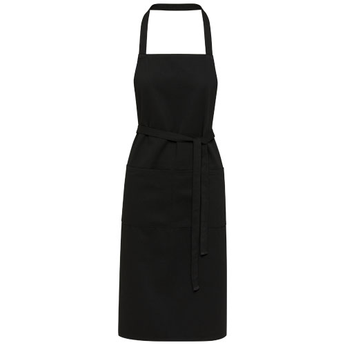Shara 240 g/m2 Aware™ recycelte Schürze, schwarz