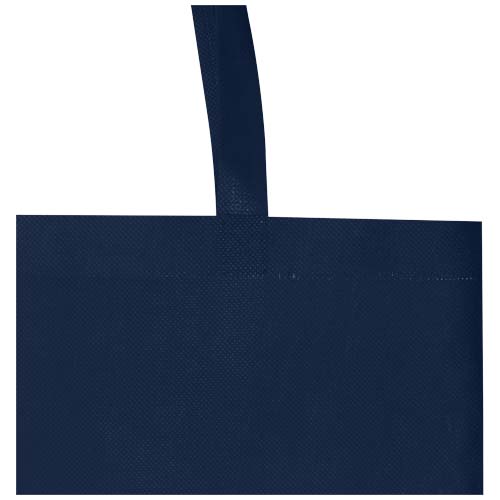 EcoSeal GRS-recycelte Nonwoven Tragetasche mit Zeitenfalten 12 L, navy