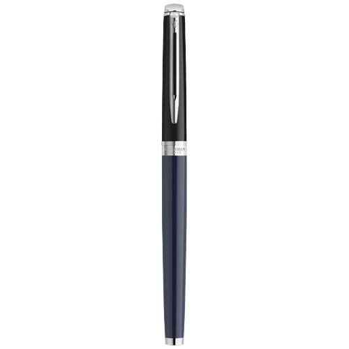 Waterman Hemisphere Color-Block Füllfederhalter mit Palladiumbeschichtung (blaue Mine), blau, schwarz