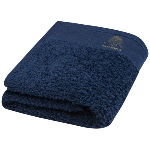 Chloe 550 g/m² Baumwollhandtuch 30 x 50 cm, navy