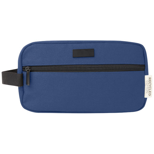 Joey Kosmetiktasche aus GRS recyceltem Canvas 3,5 L, navy