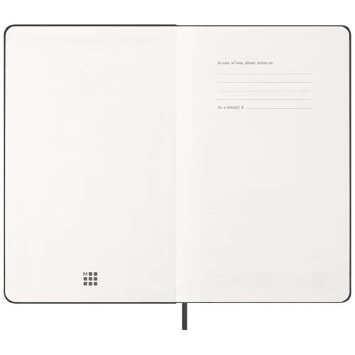 Moleskine Hardcover 12 Monate Wochenkalender L, schwarz
