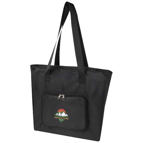 EcoFold faltbare RPET Tragetasche 16 L, schwarz