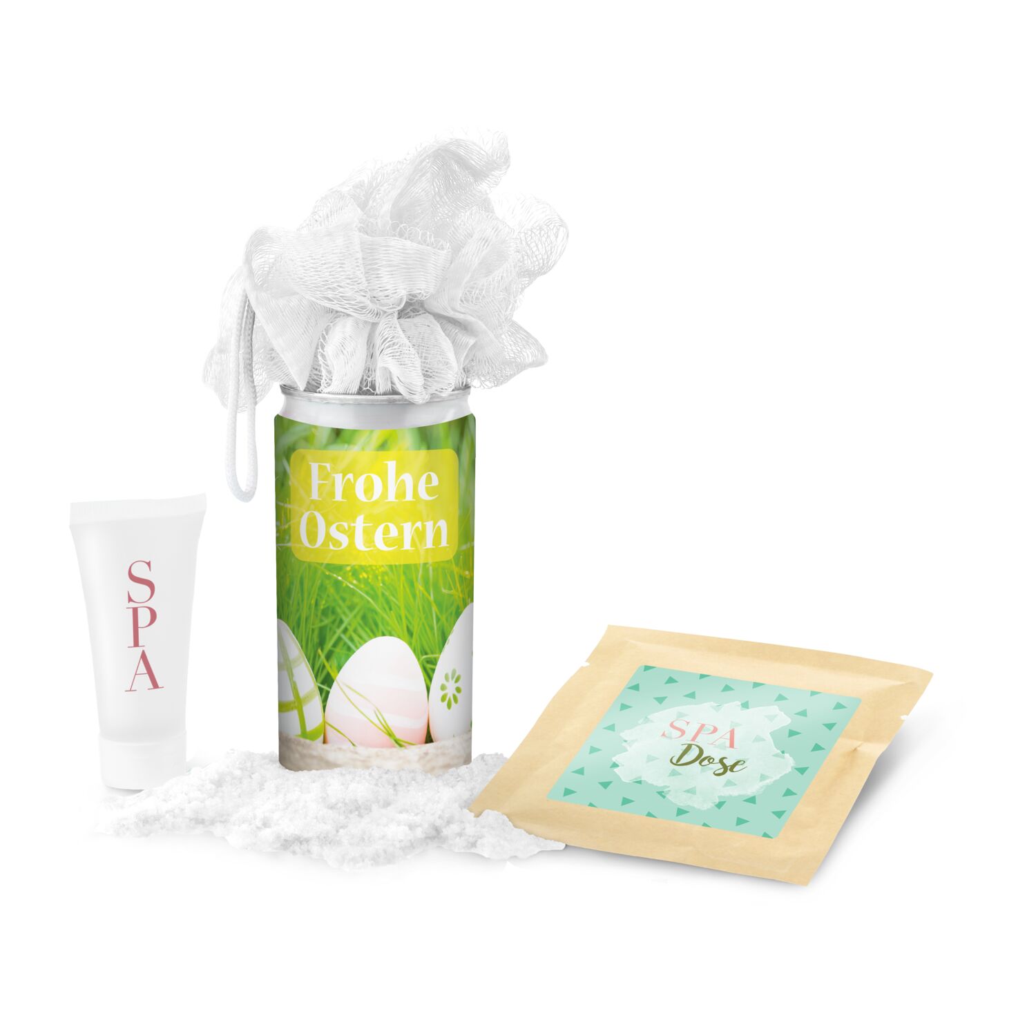 Geschenkset / Präsenteset: SPA Dose Ostern, das Nest in der Dose