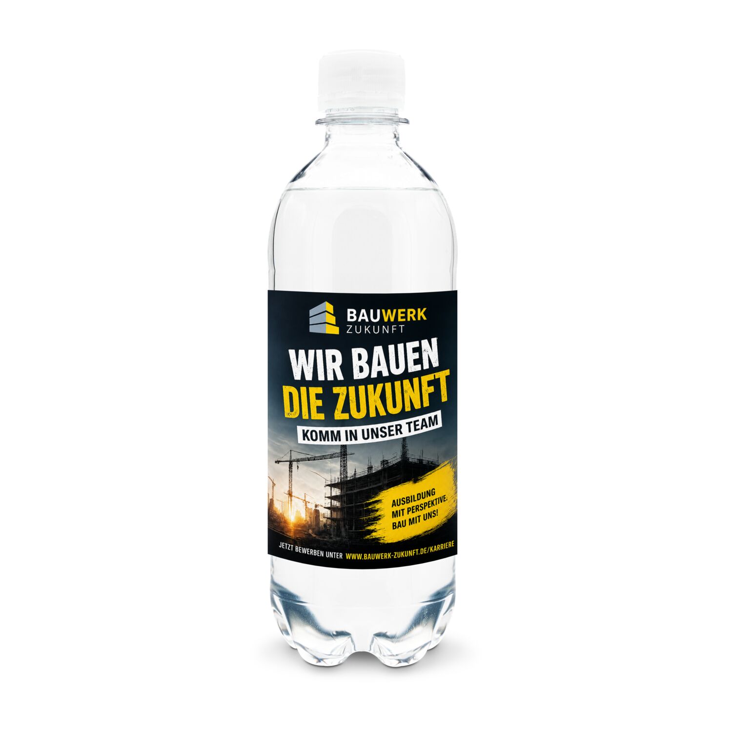 500 ml PromoWater - Mineralwasser, still - Papier-Etikett
