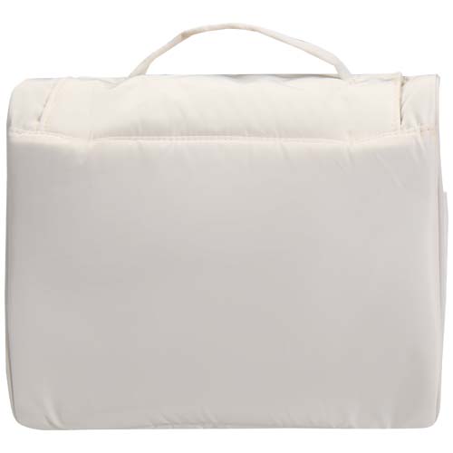 Puffer GRS recycelte aufhängbare Kulturtasche 8L, sandstone