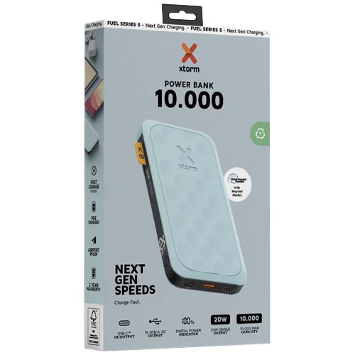 Xtorm FS510 Fuel Serie 10.000 mAh 20 W Powerbank, aquablau
