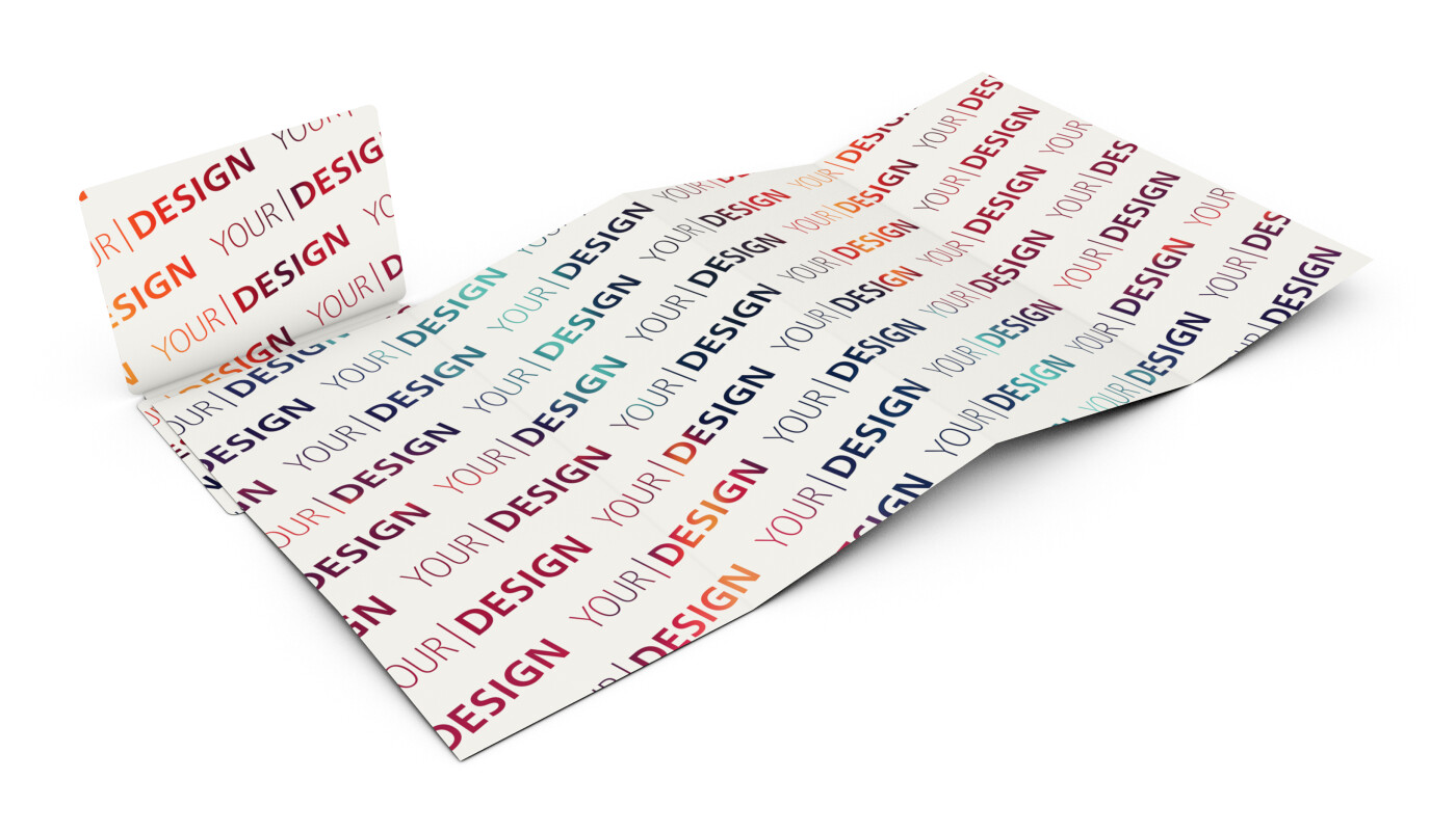 Faltplan Concept-Card Large Recycling-Inhaltspapier, 24 Kacheln / 368 × 192 mm