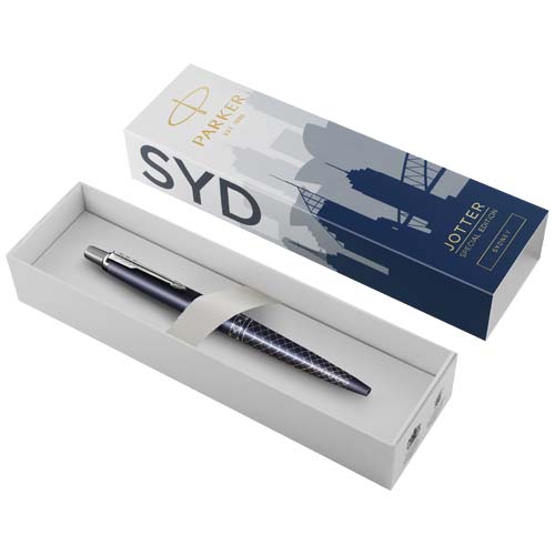 Parker Jotter SE Global Icons Kugelschreiber (blaue Mine), blau