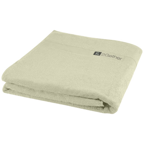 Evelyn 450 g/m² Baumwollhandtuch 100 x 180 cm, hellgrau