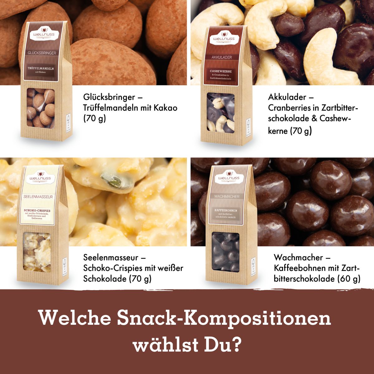 Werbesüssigkeiten Wellnuss