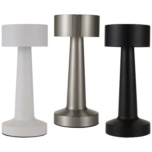 Aludra Wiederaufladbare dimmbare Tischlampe mit 3 Lichtmodi, silber