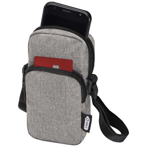 Ross Handytasche aus recyceltem GRS-Material, heather grau