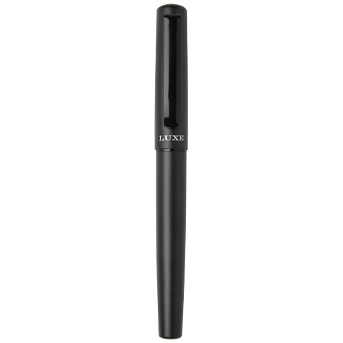 Lucetta Füllfederhalter aus recyceltem Aluminium (schwarze Mine)