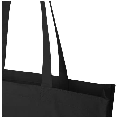 Florida 270 g/m² Tragetasche mit Seitenfalten 14L, schwarz
