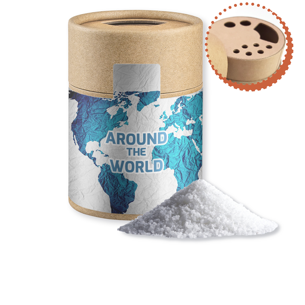 Fleur de Sel, ca. 65g, Kraftpapierstreuer Midi