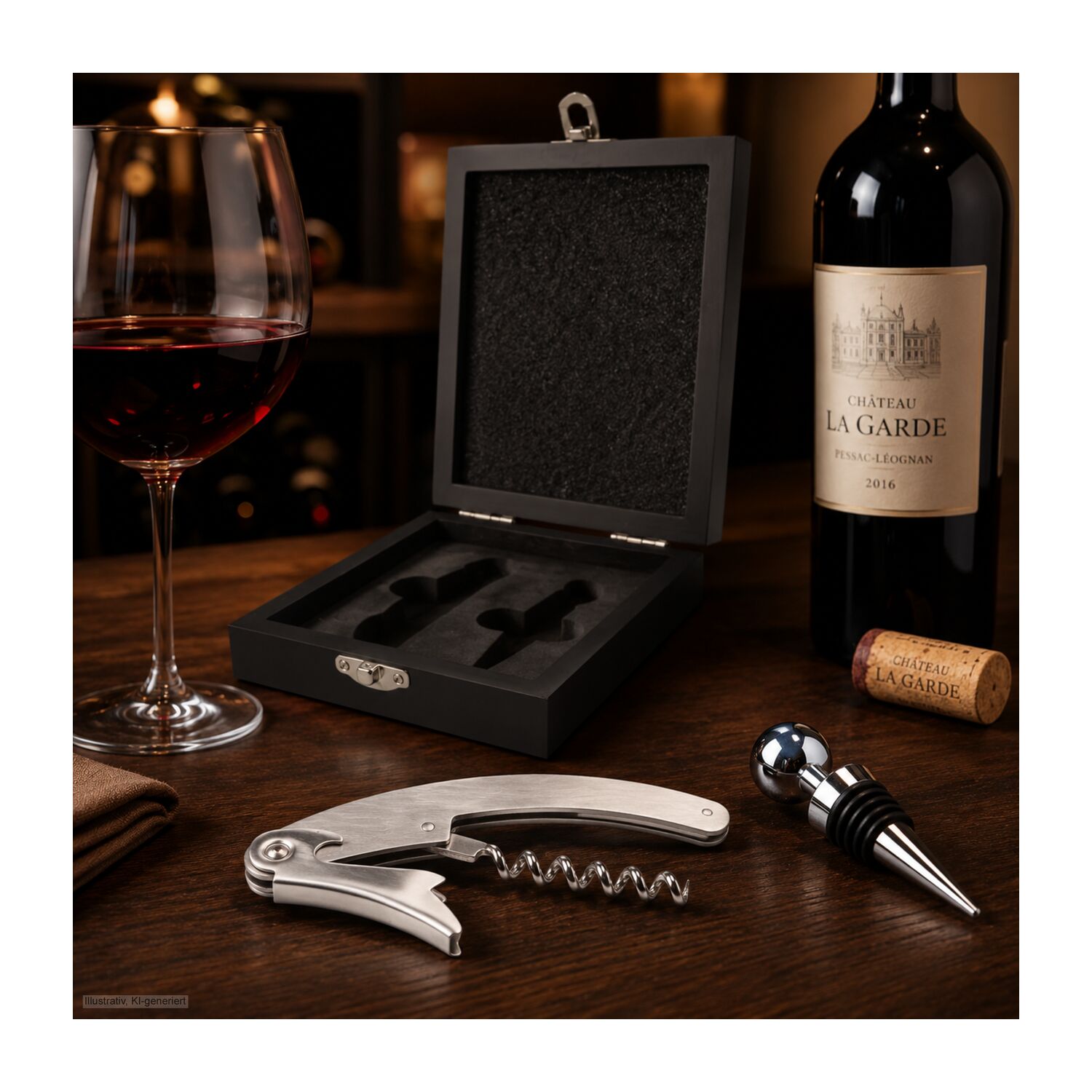 Geschenkset / Präsenteset: Wein & Snack