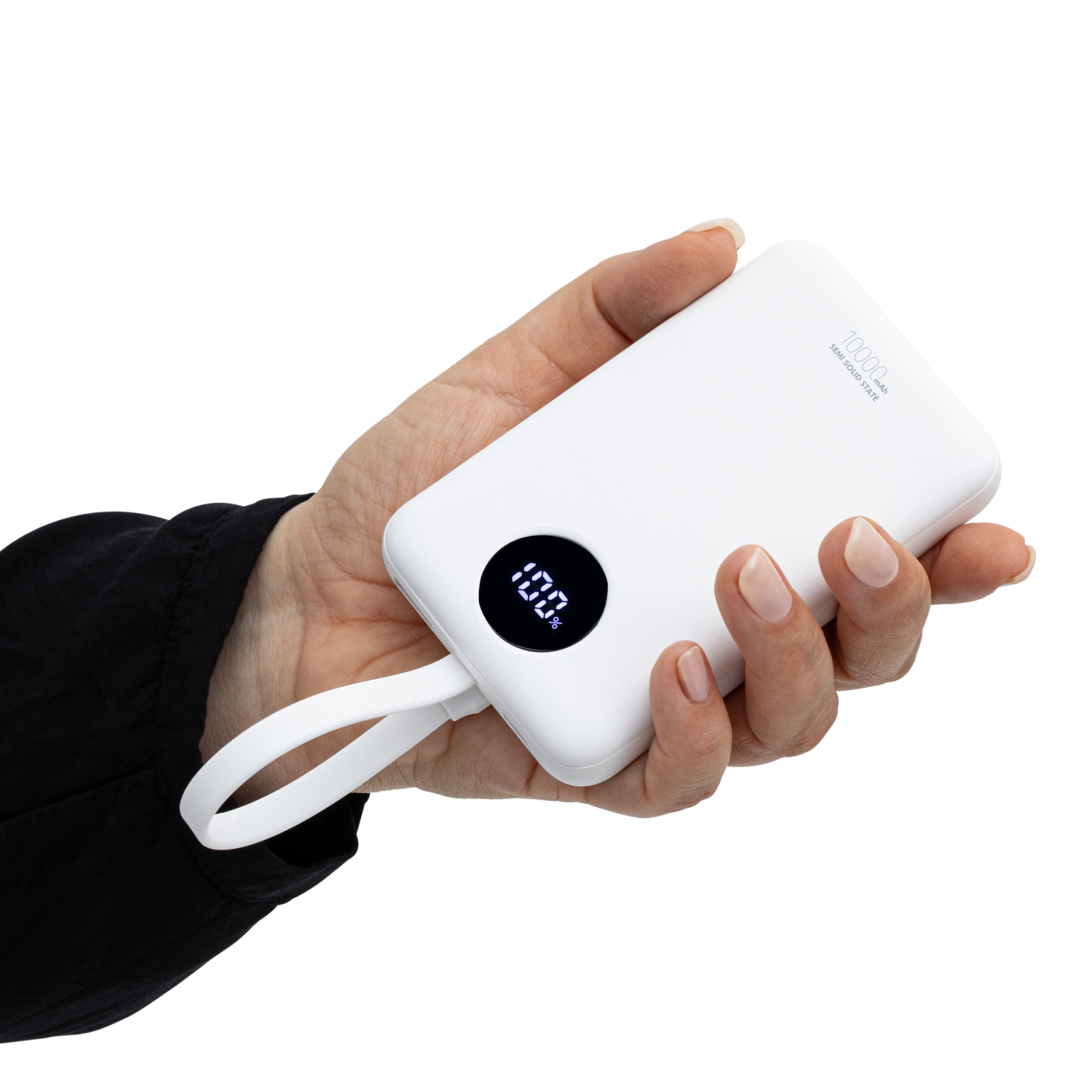 Magnetische 15W Wireless Powerbank REEVES-WATTRON Plus V - 10000 mAh, Weiss