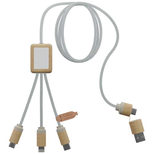 SCX.design C49 5-in-1 Ladekabel mit Leuchtlogo