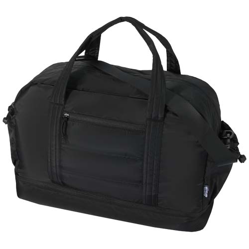 Puffer GRS recycelte Reisetasche mit isoliertem Boden 30L, schwarz