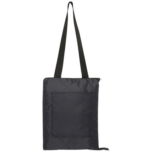Clary Picknickdecke aus Recyceltem GRS-Polyester, schwarz