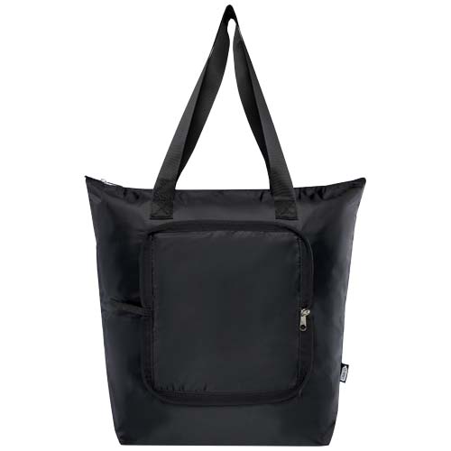 EcoFold faltbare RPET Kühltasche 15 L, schwarz