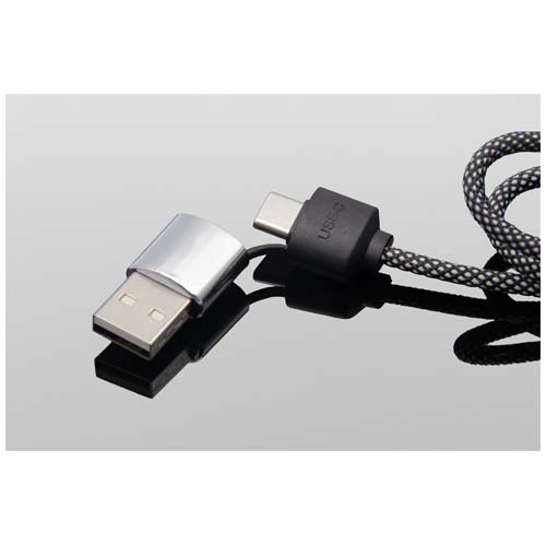 SCX.design C33 60W Typ C Ladekabel mit doppeltem Leuchtlogo