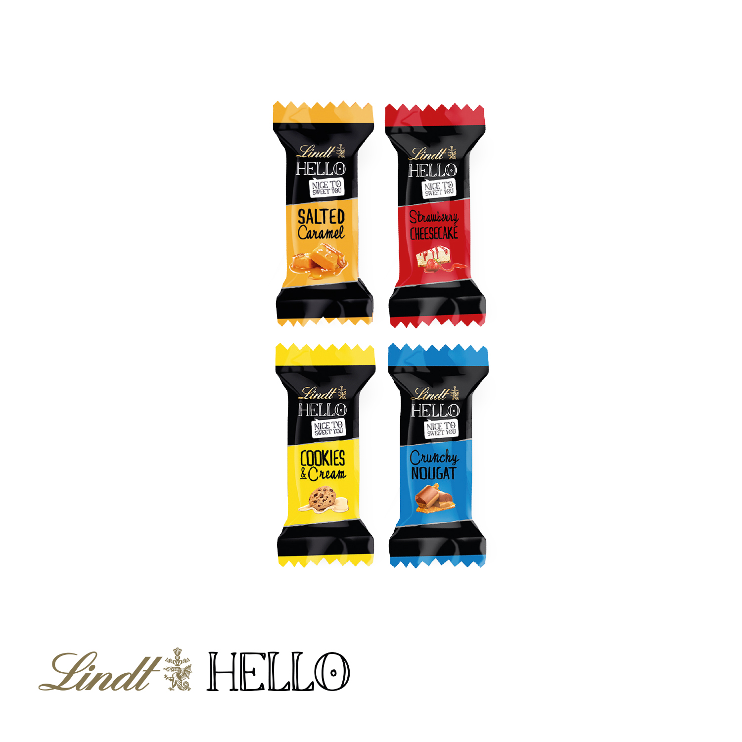 3D Präsent "Bus" mit Lindt HELLO Mini