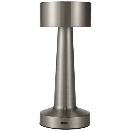 Aludra Wiederaufladbare dimmbare Tischlampe mit 3 Lichtmodi, silber