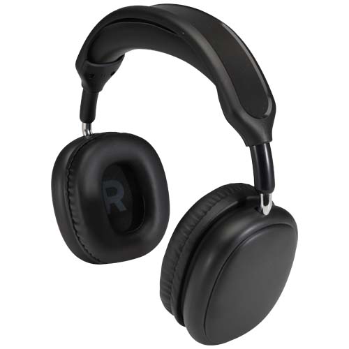 Alzir Over-Ear Wireless Bluetooth® Headset aus recyceltem Kunststoff, schwarz