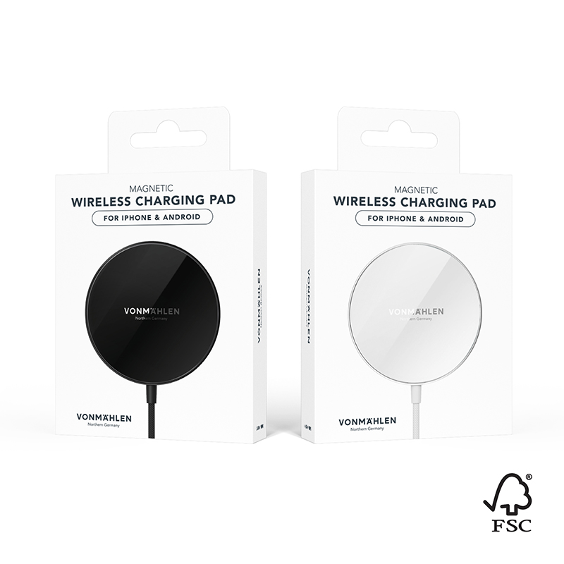 AURA MINI Wireless Charging Pad, Schwarz