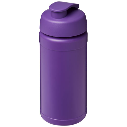 Baseline® Plus 500 ml Sportflasche mit Klappdeckel, lila