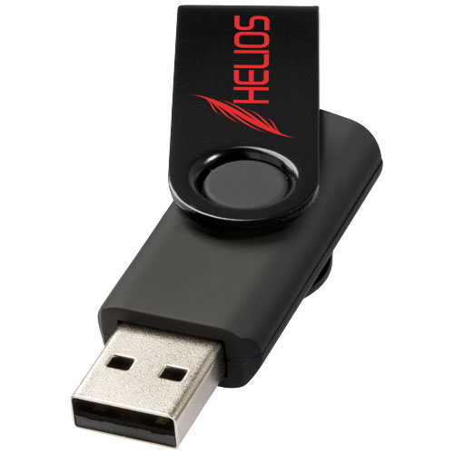 Rotate-Metallic 4 GB USB-Stick, schwarz