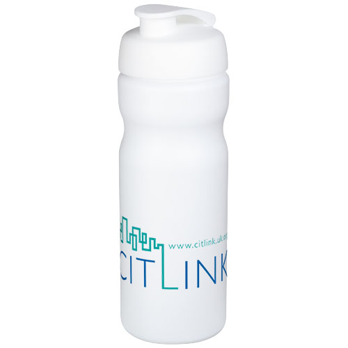 Baseline® Plus 650 ml Sportflasche mit Klappdeckel, weiss