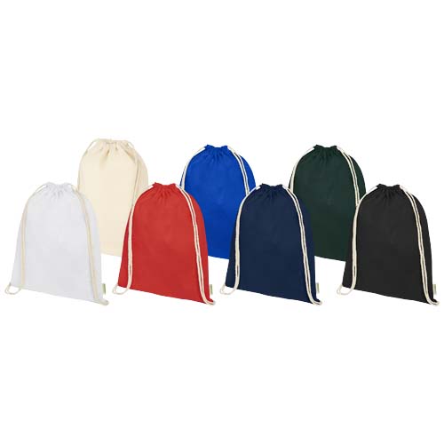 Odisha 140 g/m² OCS Bio-Sportbeutel 5L, navy