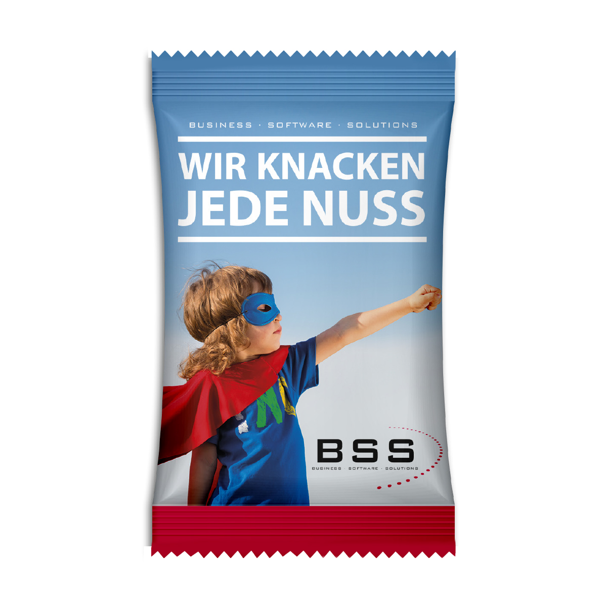 Geröstete Erdnüsse | 10 g | Standard-Folie weiß | 4c Euroskala