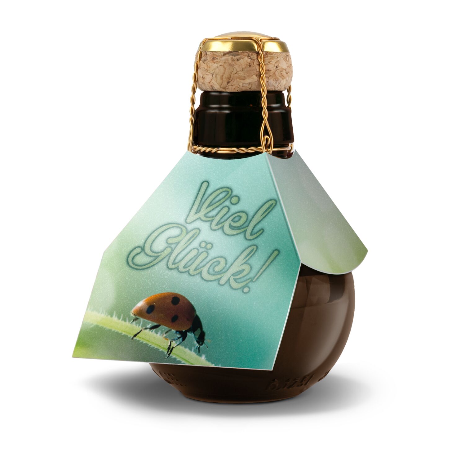 Kleinste Sektflasche der Welt Viel Glück, 125 ml